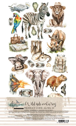 Wild adventures Scrapbooking Add-on Set 6X12