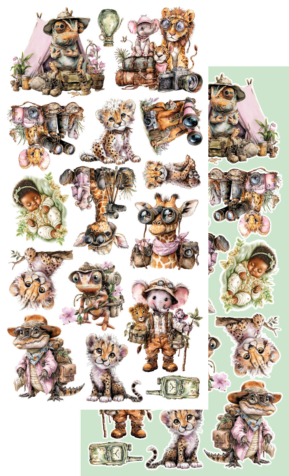 Wild adventures Scrapbooking Add-on Set 6X12
