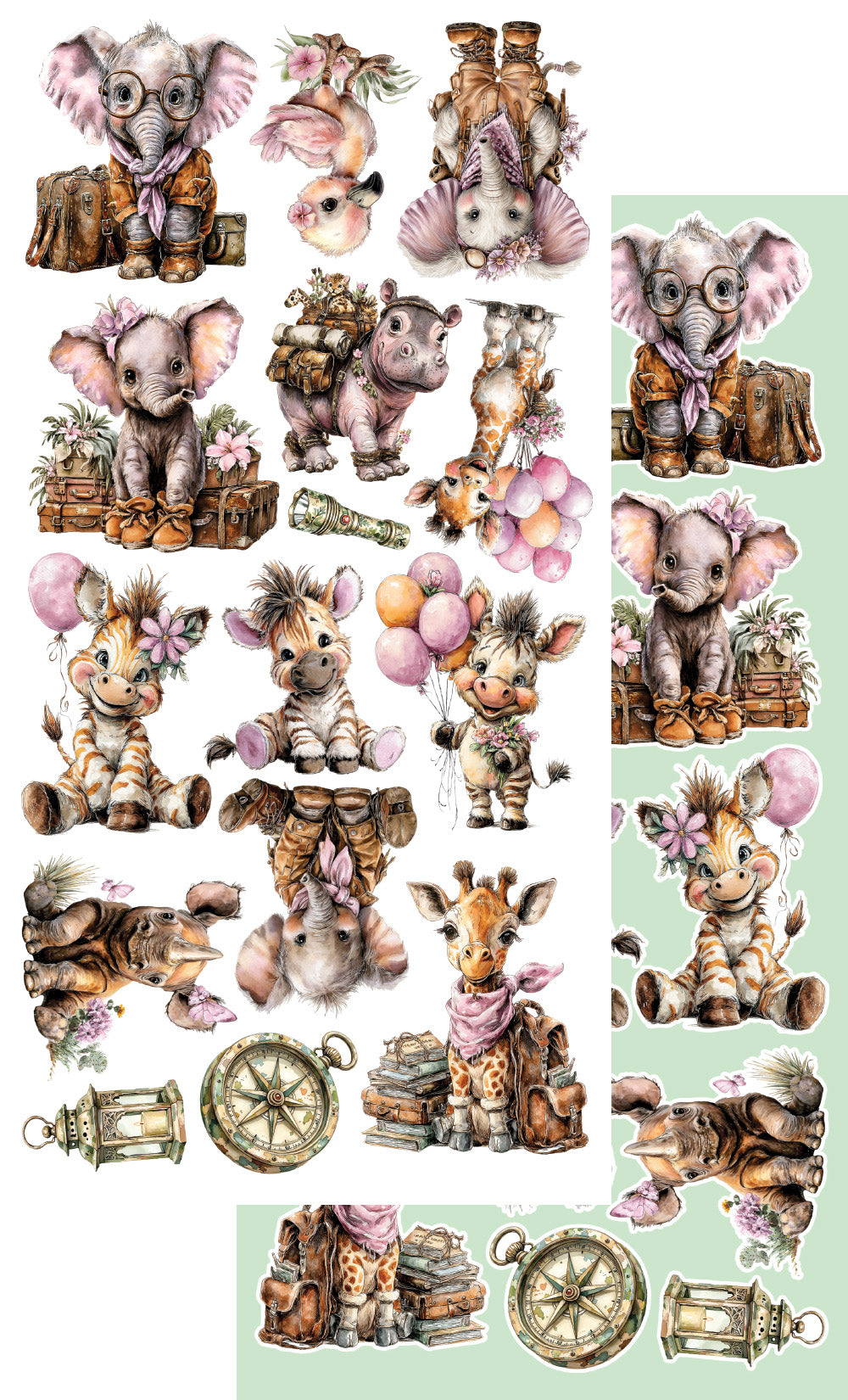 Wild adventures Scrapbooking Add-on Set 6X12