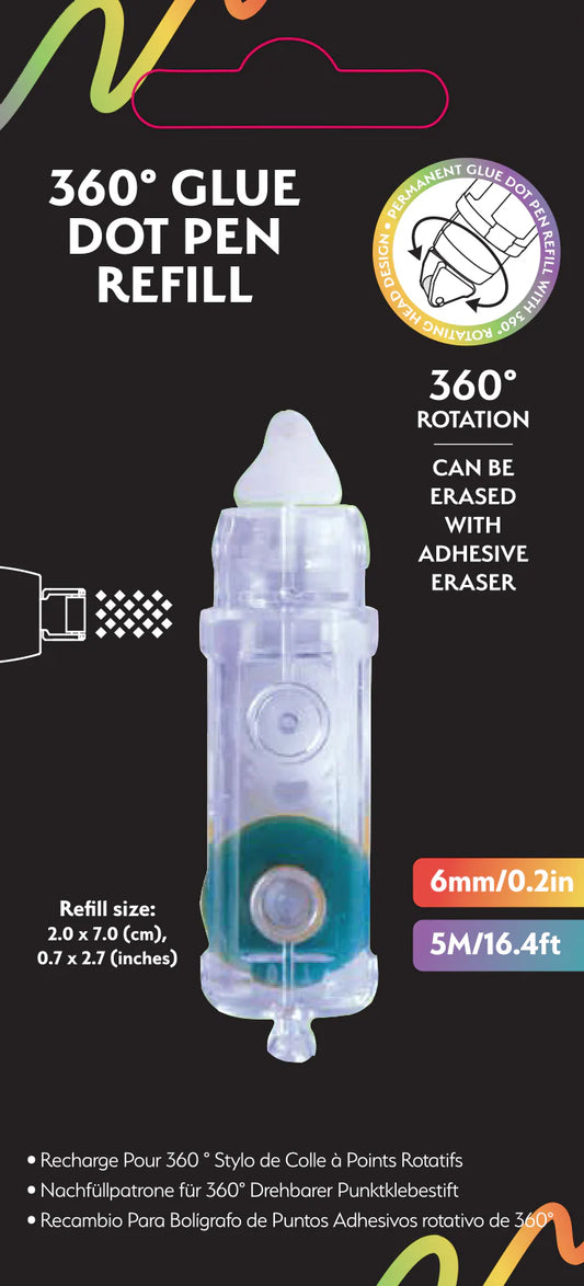 ACS 360° Glue Dot Tape Pen Refill