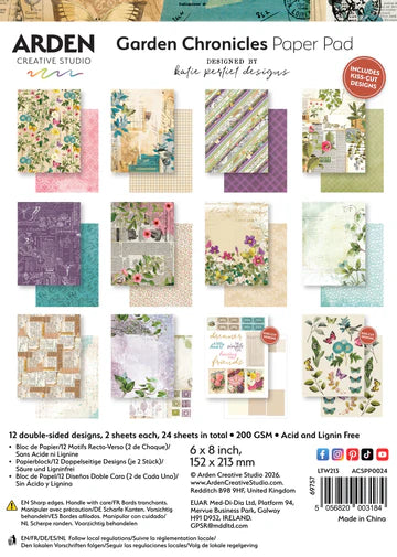 GARDEN CHRONICLES Paper Pad 6 x8
