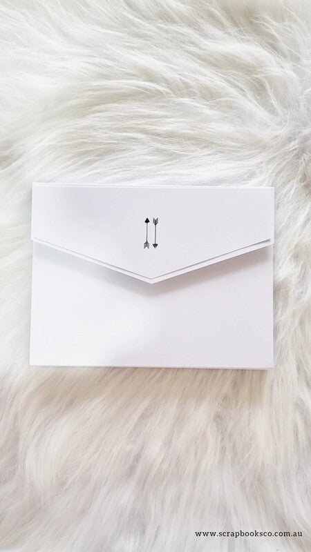 White Purse Cardstock Mini Album