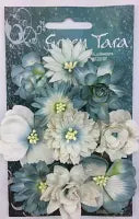 Cornflowers Pack of 10 Co-ordinated Flowers Blue