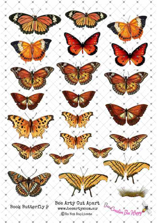 A4 Cut Apart - Assorted - Butterfly 9