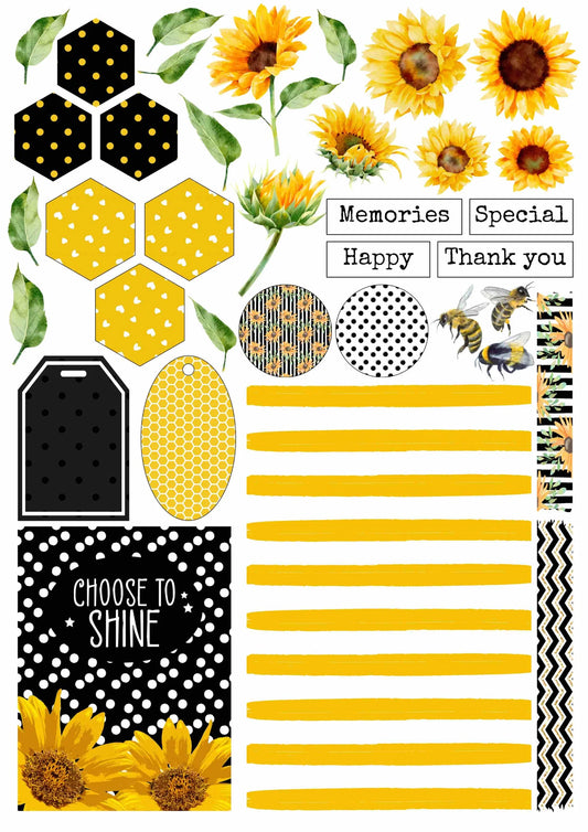 A4 Cut Apart - Assorted - Choose Sunshine