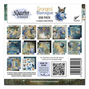 Grunged Baroque 6x6 - July Release