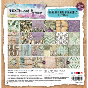 TEXT{ures} Beneath the Brambles 12in x 12in Paper Pad