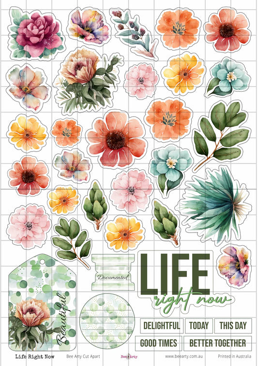 A4 Cut Apart - Assorted - Life Right Now