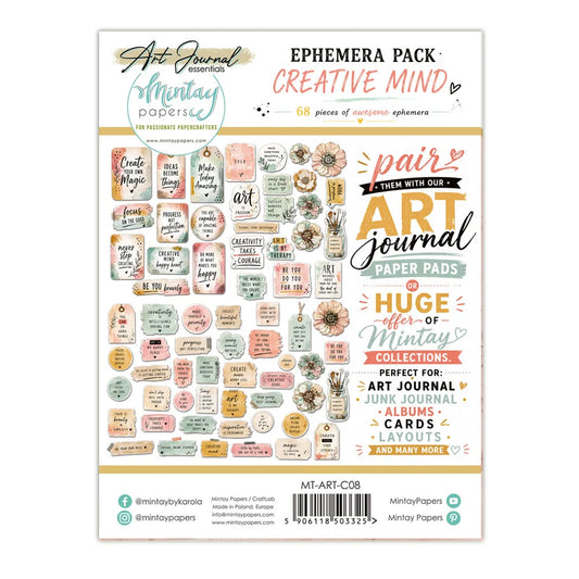 Art Journal Essentials Creative Mind Ephemera