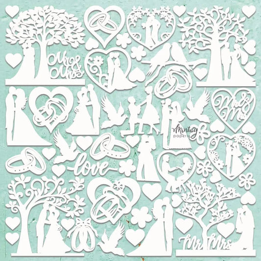 Chipboard - Wedding