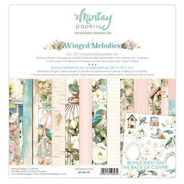 Winged Melodies-07- 12X12 PAPER PACK