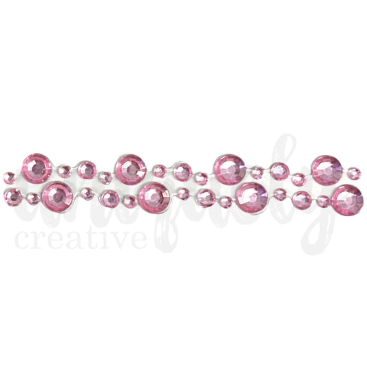 Rhinestone Tape - Pink