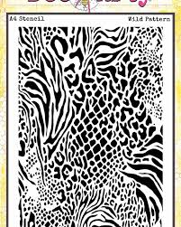 Wild Pattern Stencil