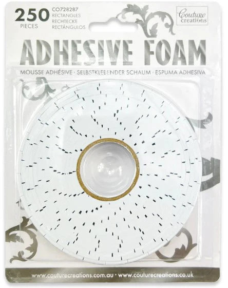 Adhesive foam rectangles