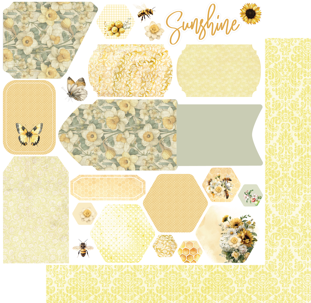 Sweet as Honey 12x12 Paper Collection