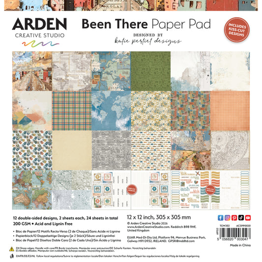 Been There 12x12 Paper Pad